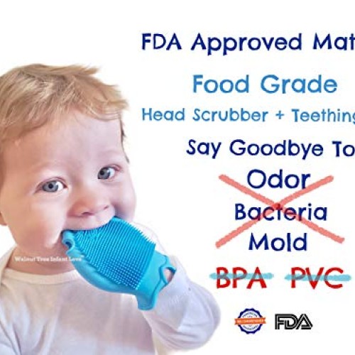 US Pediatricians Tested Baby Shampoo Brush Mitt | Baby Bath Spong...