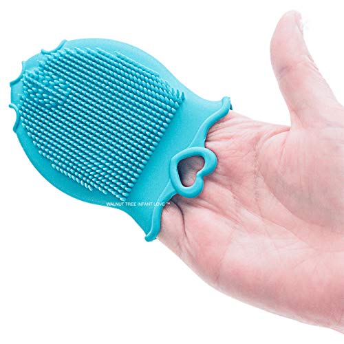 US Pediatricians Tested Baby Shampoo Brush Mitt | Baby Bath Spong...
