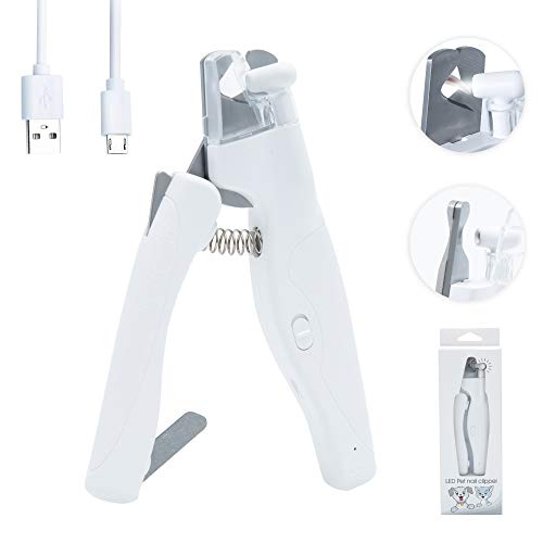 Walspir Dog Nail Clippers for Small Medium Large Dogs and Cats, D...
