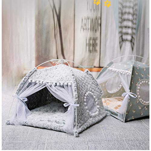 WANK Pet Teepee House for Puppy Kitten Portable Small Dog Tents K...