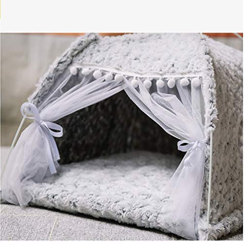 WANK Pet Teepee House for Puppy Kitten Portable Small Dog Tents K...