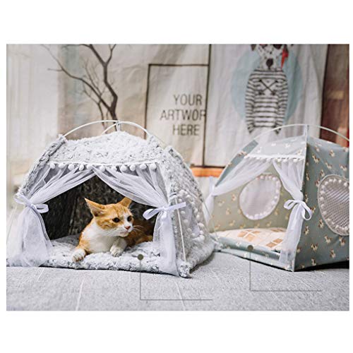 WANK Pet Teepee House for Puppy Kitten Portable Small Dog Tents K...