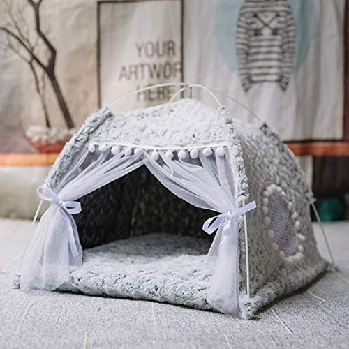 WANK Pet Teepee House for Puppy Kitten Portable Small Dog Tents K...