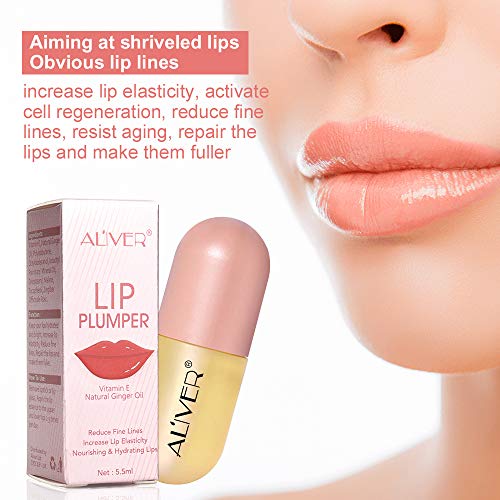 Lip Plumper 2 Pack, Natural Lip Enhancer, Lip Maximizer Lip Gloss...