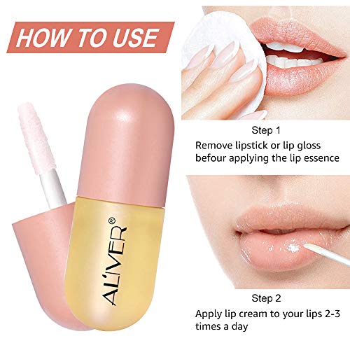 Lip Plumper 2 Pack, Natural Lip Enhancer, Lip Maximizer Lip Gloss...