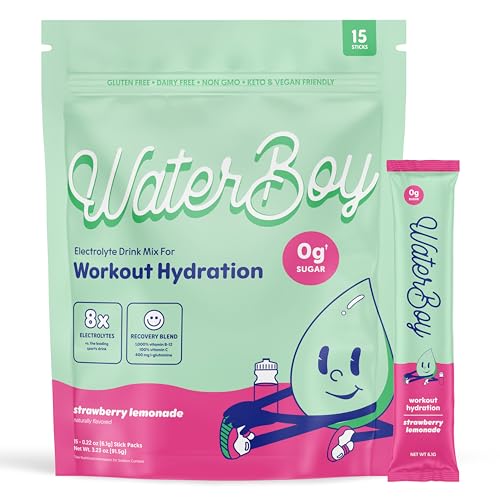 Waterboy Workout Hydration | 2,960mg Sugar Free Electrolyte Powde...