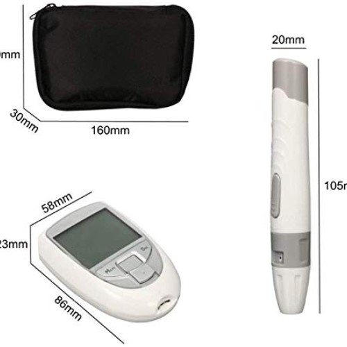 WCCCY 3 in 1 Cholesterol Tester, Uric Acid Test Strips Cholestero...