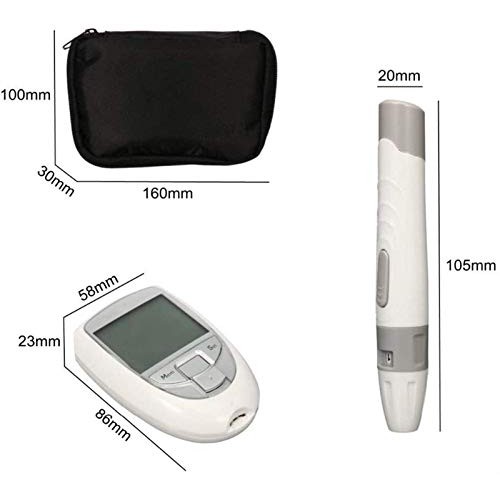 WCCCY 3 in 1 Cholesterol Tester, Uric Acid Test Strips Cholestero...