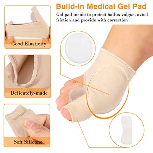 Bunion Corrector and Bunion Pain Relief Sleeve with Gel Bunion Pa...