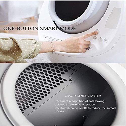 WDSZXH Cat Litter Robot Self Cleaning Toilet, Super Self-Cleaning...