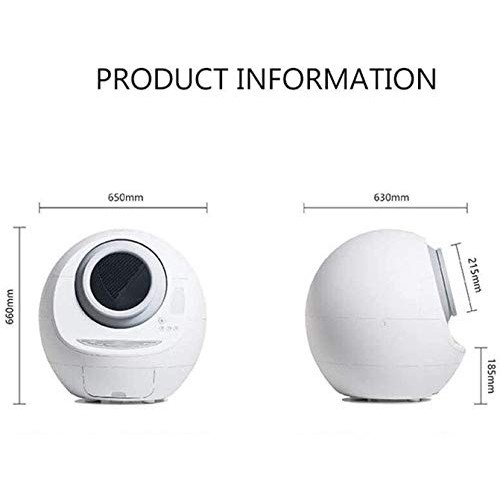 WDSZXH Cat Litter Robot Self Cleaning Toilet, Super Self-Cleaning...