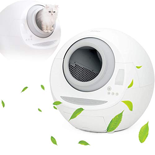WDSZXH Cat Litter Robot Self Cleaning Toilet, Super Self-Cleaning...
