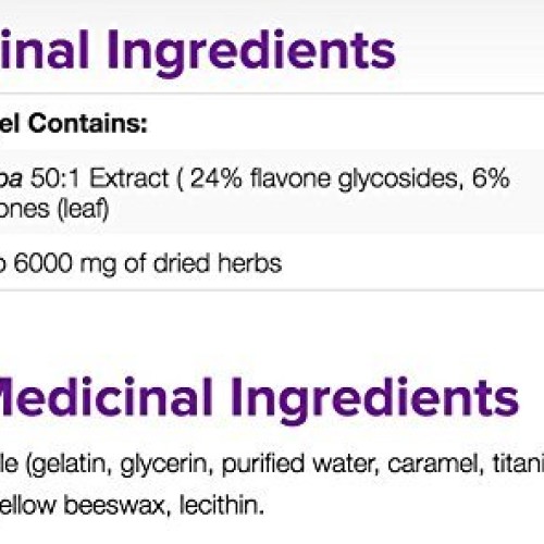 Webber Naturals Ginkgo Biloba Extra Strength 120mg 300softgel