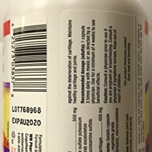 Webber Naturals Bouns Size Glucosamine & Chondroitin, Double Stre...