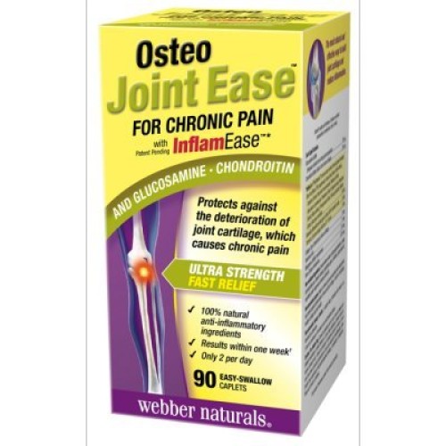 Webber Naturals Osteo Joint Ease with InflamEase, and Glucosami...