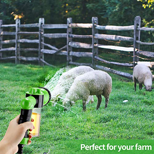 Weewooday 2 Pieces Pet Bathing Tool Set Include Livestock Foamer ...