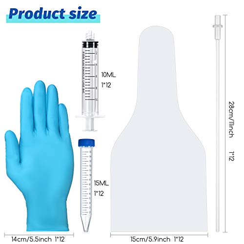 Weewooday 60 Pieces AI Artificial Insemination Dog Breeding Kit A...