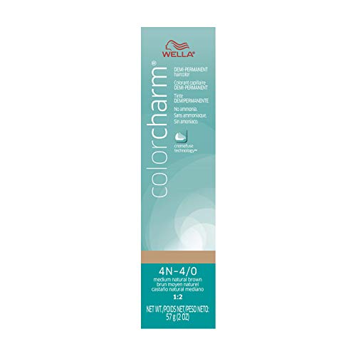 WELLA Color Charm Medium Natural Brown Demi Permanent Hair Color,...