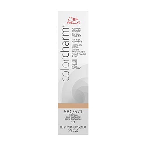 WELLA Color Charm Permanent Gel Hair Color, 5BC Fudge Pop