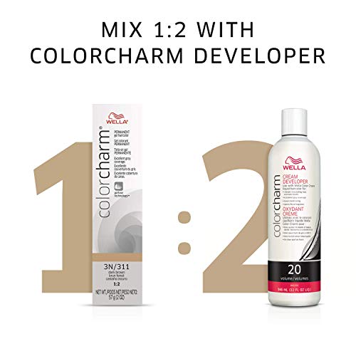 WELLA Color Charm Permanent Gel Hair Color, 5BC Fudge Pop