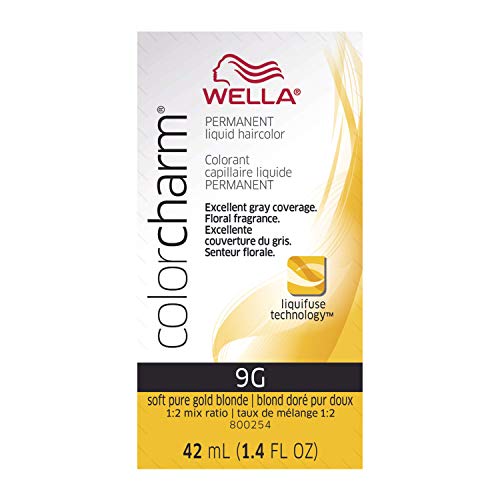 WELLA Color Charm Permanent Liquid Hair color 9G Soft Gold Blonde