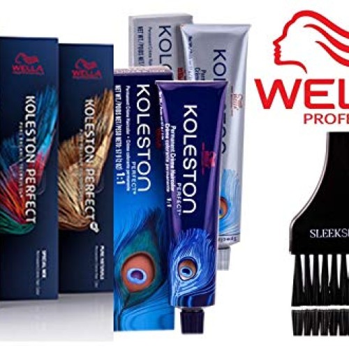 Wella KOLESTON Perfect Permanent Creme Haircolor, 2 oz with Slee...