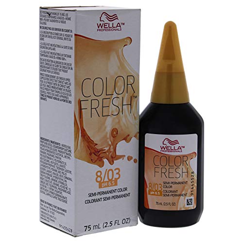 Wella Color Fresh Semi-Permanent Color 8 03 Light Blonde-Natural ...