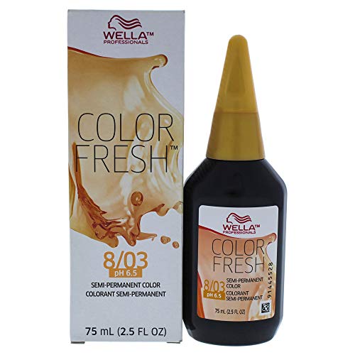 Wella Color Fresh Semi-Permanent Color 8 03 Light Blonde-Natural ...