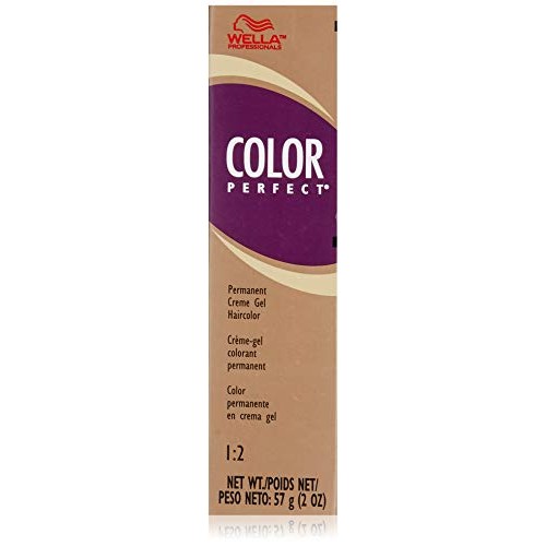 Wella Color Perfect Permanent Creme Gel Haircolor 4n Medium Brown...