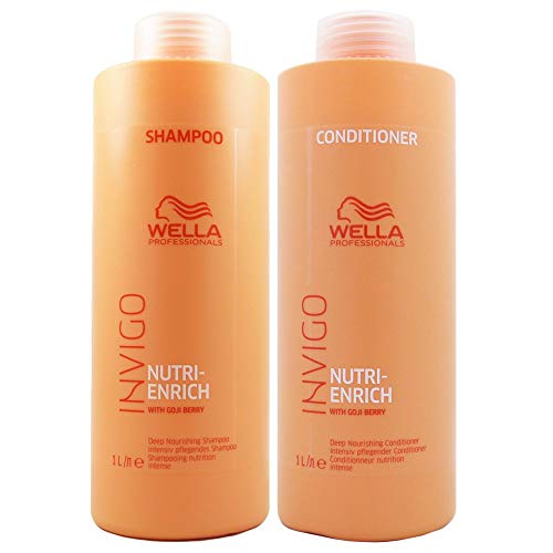 Wella Invigo Nutri Enrich Deep Nourishing Shampoo and Conditioner...