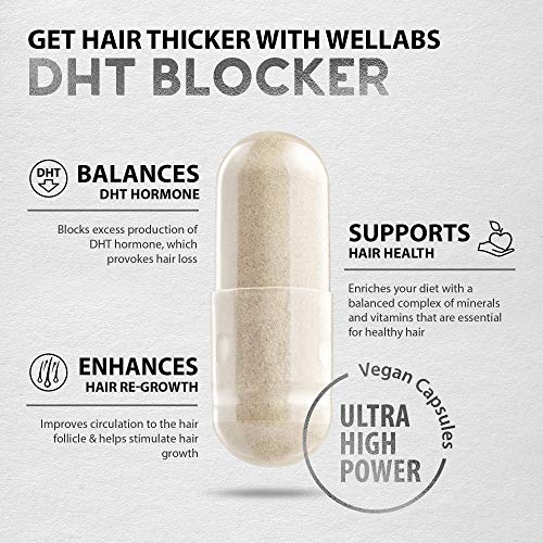 DHT Blocker Hair Growth Supplement - Made in USA - For Men & Wome...