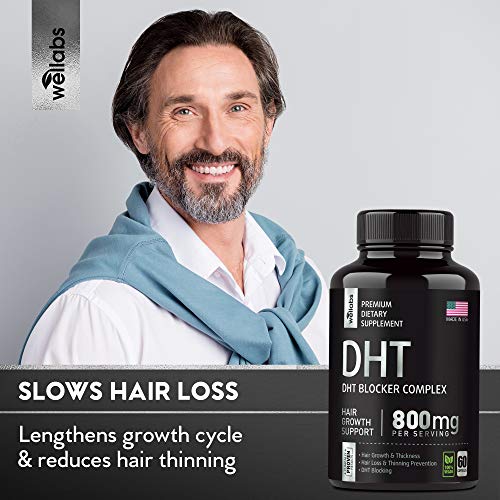 DHT Blocker Hair Growth Supplement - Made in USA - For Men & Wome...