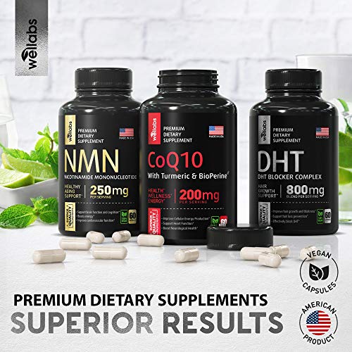 DHT Blocker Hair Growth Supplement - Made in USA - For Men & Wome...