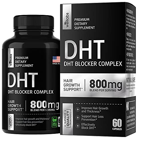 DHT Blocker Hair Growth Supplement - Made in USA - For Men & Wome...