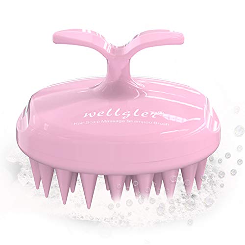 Wellglers Hair Shampoo Brush, Scalp Care Hair Brush with Soft Si...