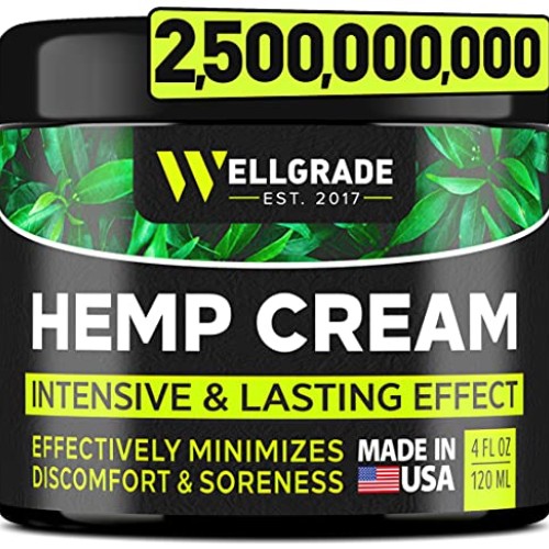 Hemp Cream 4 fl oz - Made in USA - Natural Hemp Extract Cream - f...