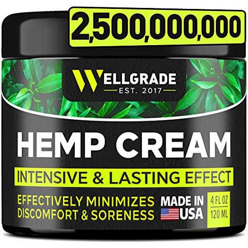 Hemp Cream 4 fl oz - Made in USA - Natural Hemp Extract Cream - f...