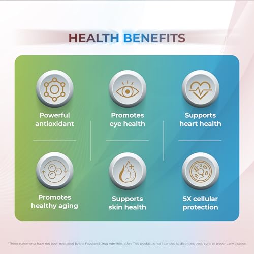 WELLNESS EXTRACT Astaxanthin-GG Natural AstaREALTM Astaxanthin Mi...