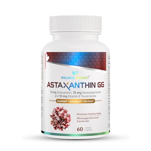 WELLNESS EXTRACT Astaxanthin-GG Natural AstaREALTM Astaxanthin Mi...