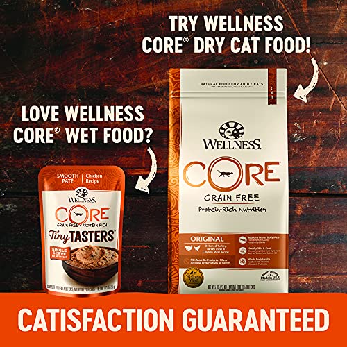 Wellness, Chicken & Turkey Tiny Tasters Cat Food, 1.75 Ounce Pack...