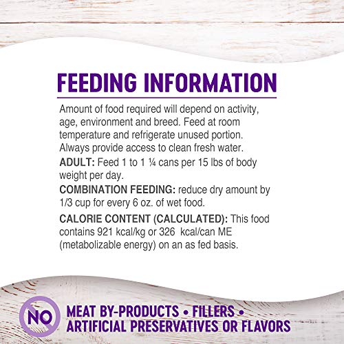 Wellness Complete Health Natural Wet Canned Dog Food, Senior Chic...