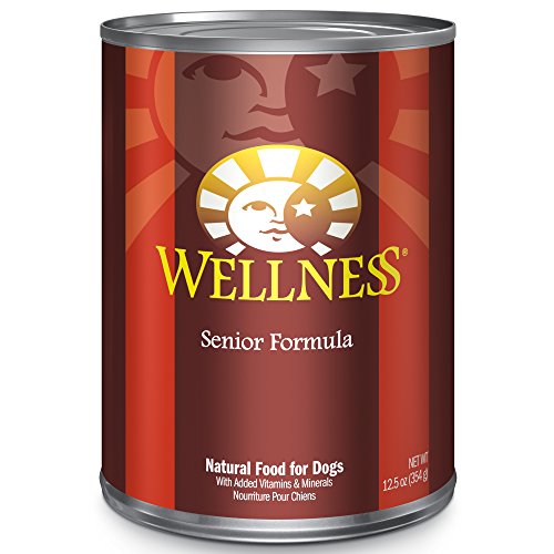Wellness Complete Health Natural Wet Canned Dog Food, Senior Chic...
