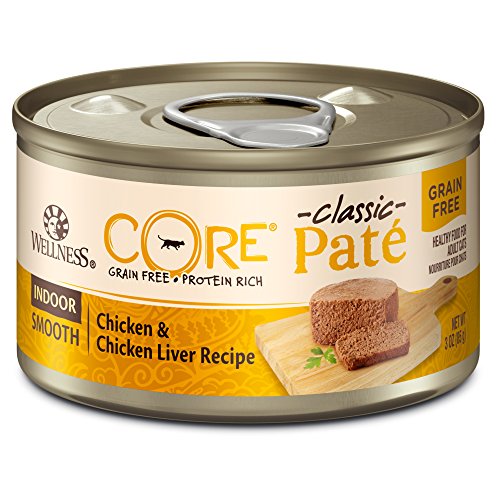 Wellness CORE Grain Free Canned Cat Food, Chicken & Chicken Liver...
