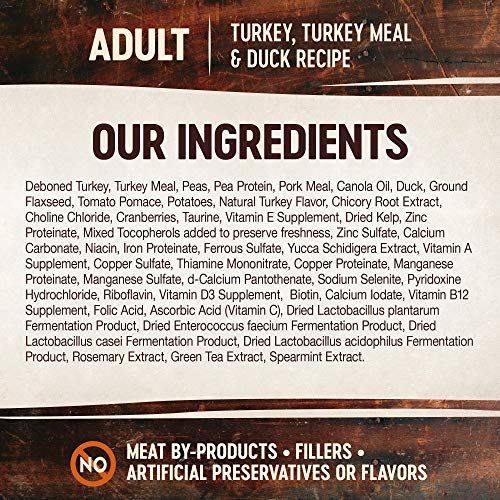 Wellness CORE Grain-Free Turkey, Turkey Meal & Duck Formula Dry C...