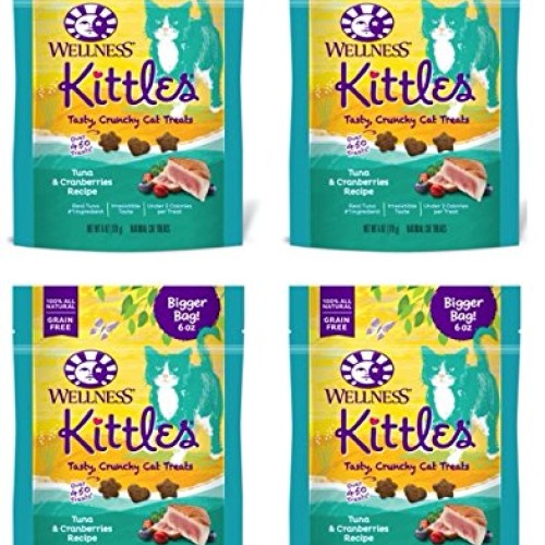 Wellness Kittles Cat Treat Value Pack - Tuna & Cranberries Flavor...