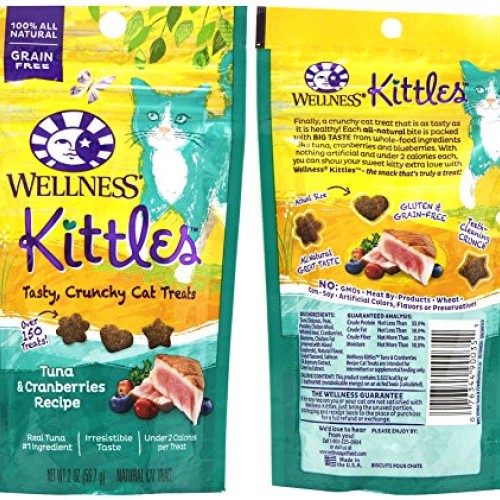 Wellness Kittles Cat Treat Variety Pack - 3 Flavors Chicken & Cr...