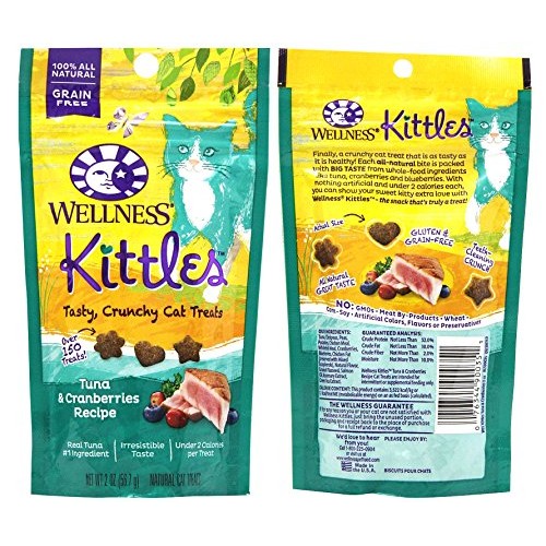 Wellness Kittles Cat Treat Variety Pack - 3 Flavors Chicken & Cr...