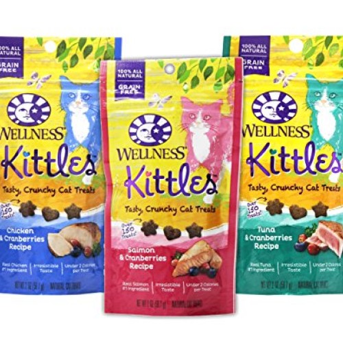 Wellness Kittles Cat Treat Variety Pack - 3 Flavors Chicken & Cr...