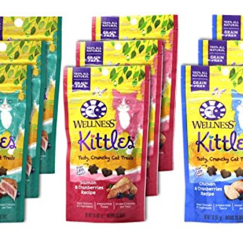 Wellness Kittles Cat Treat Variety Pack - 3 Flavors Chicken & Cr...