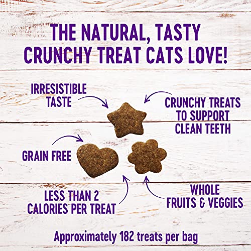 Wellness Kittles Crunchy Natural Grain Free Cat Treats, Tuna & Cr...